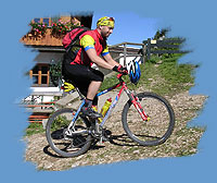 Auch für Mountainbiker ist das Hochgernhaus ein beliebtes Ziel